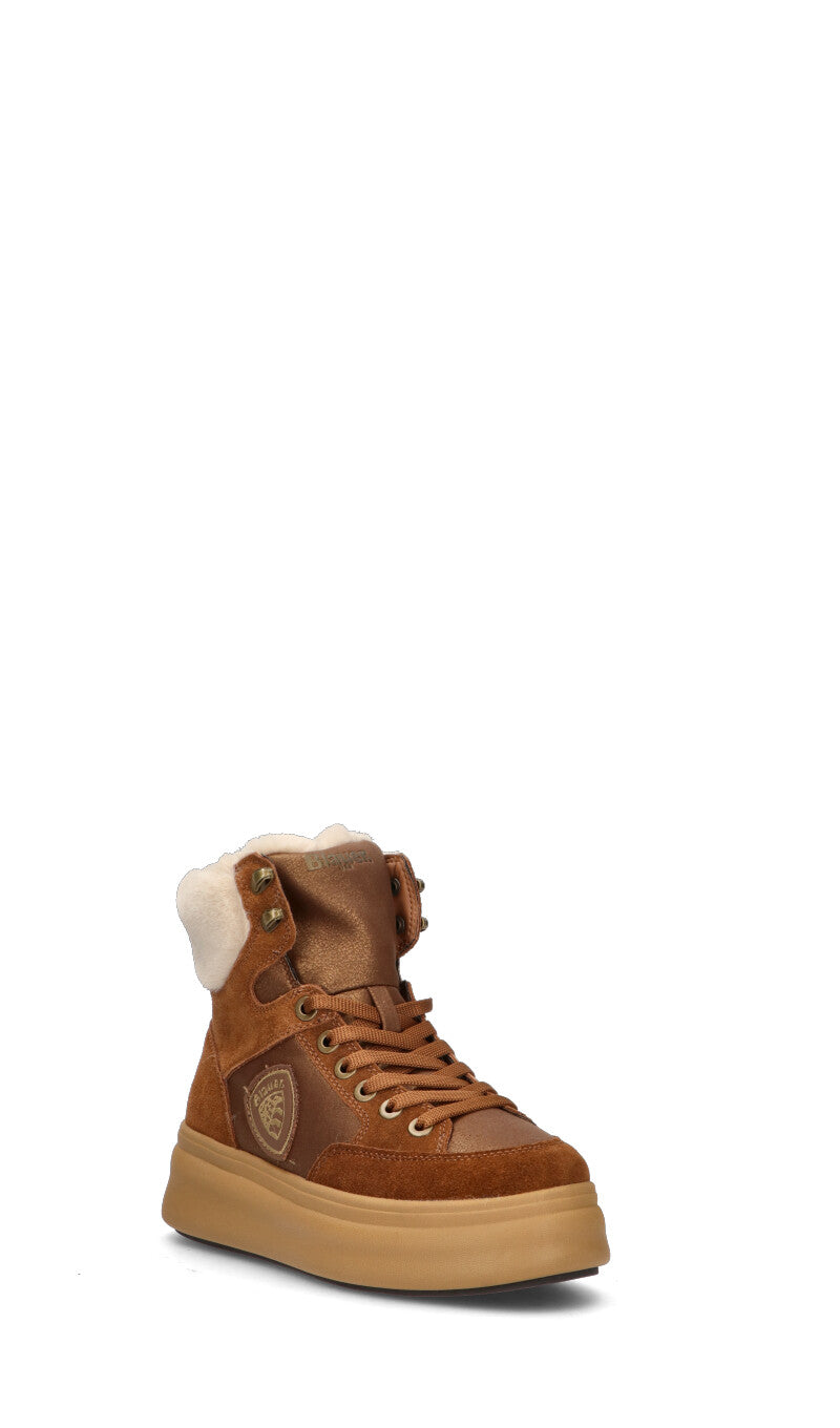 BLAUER Pedula donna cognac in suede
