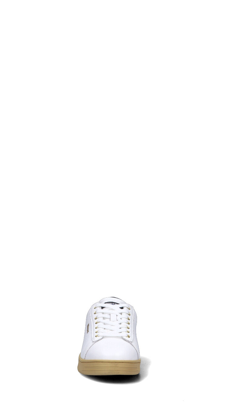 BLAUER Sneaker uomo bianca/nera in pelle