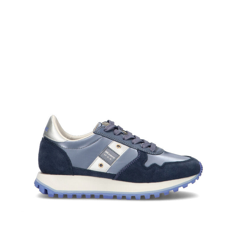 BLAUER Sneaker donna blu in suede
