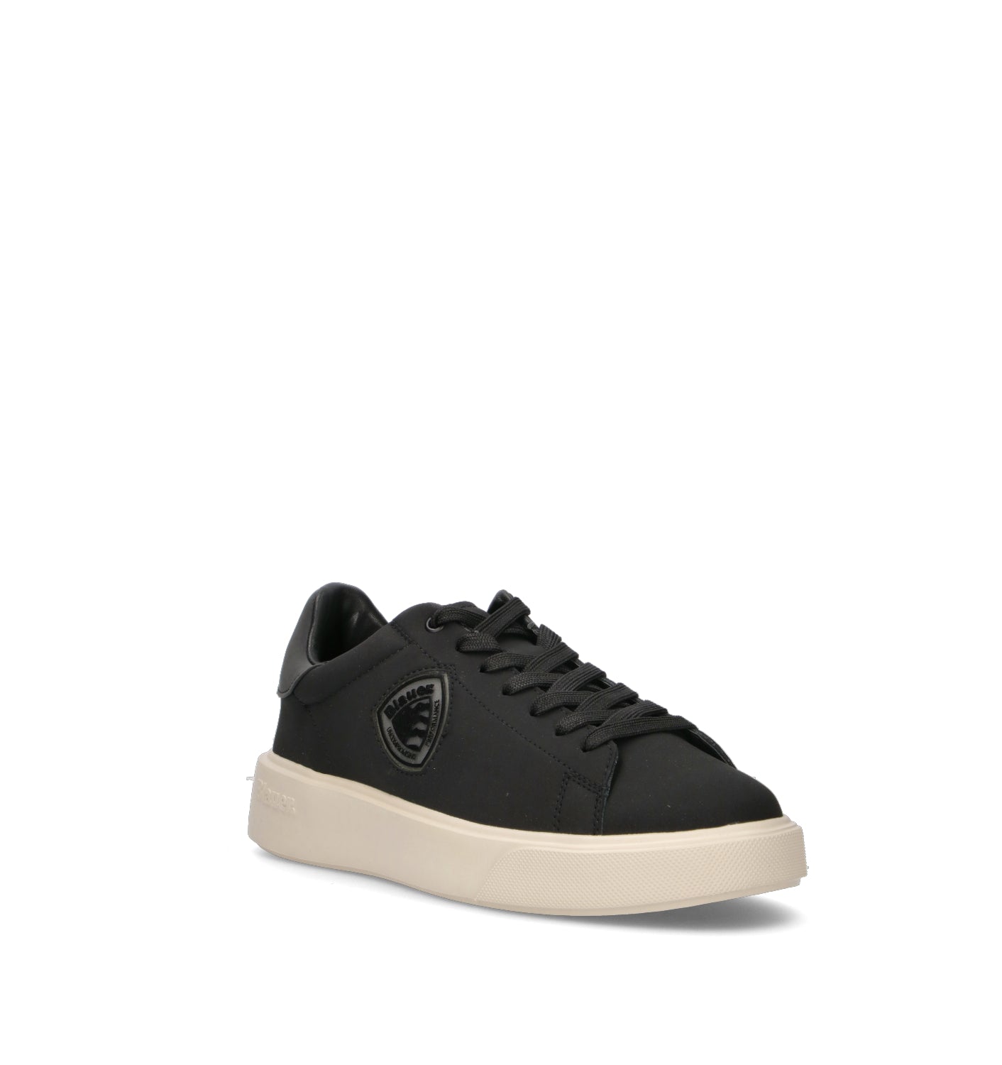 BLAUER Sneaker uomo nera in pelle