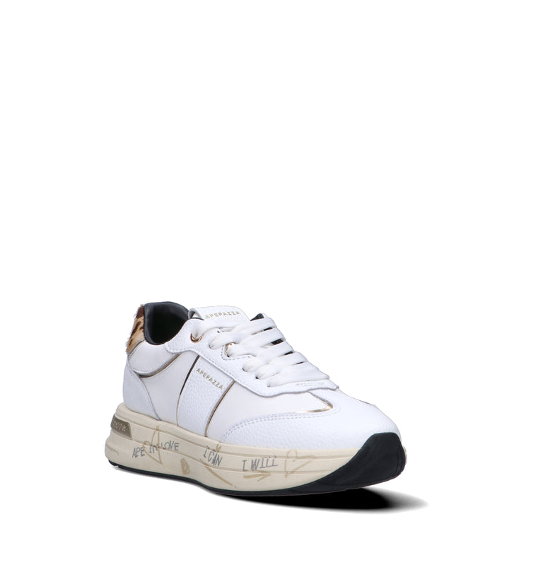 APEPAZZA Sneaker donna bianca