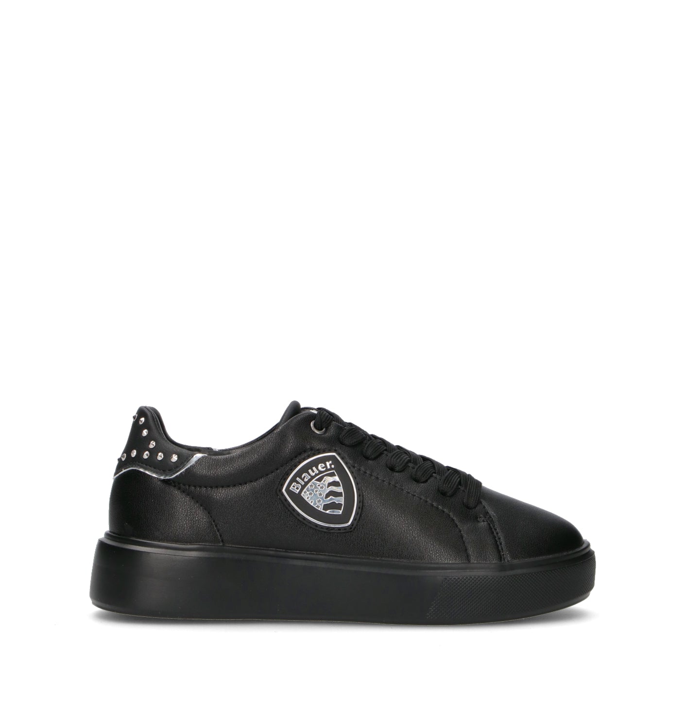 BLAUER Sneaker donna nera in pelle