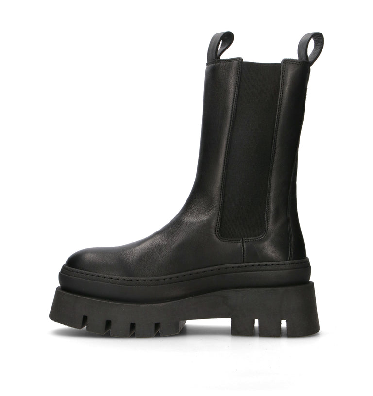 COPENHAGEN Beatles donna nero in pelle