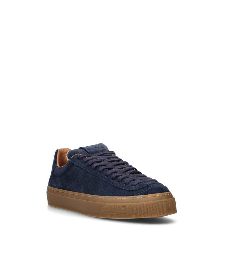 AQUA ALTA Sneaker uomo blu in suede