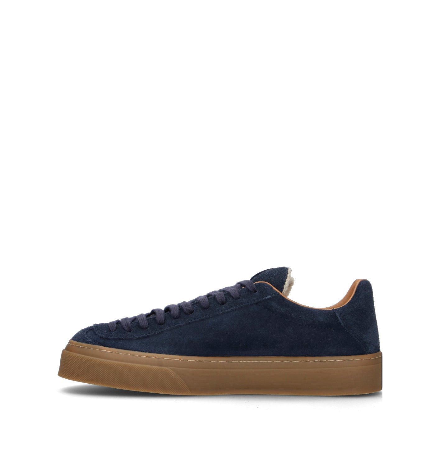 AQUA ALTA Sneaker uomo blu in suede