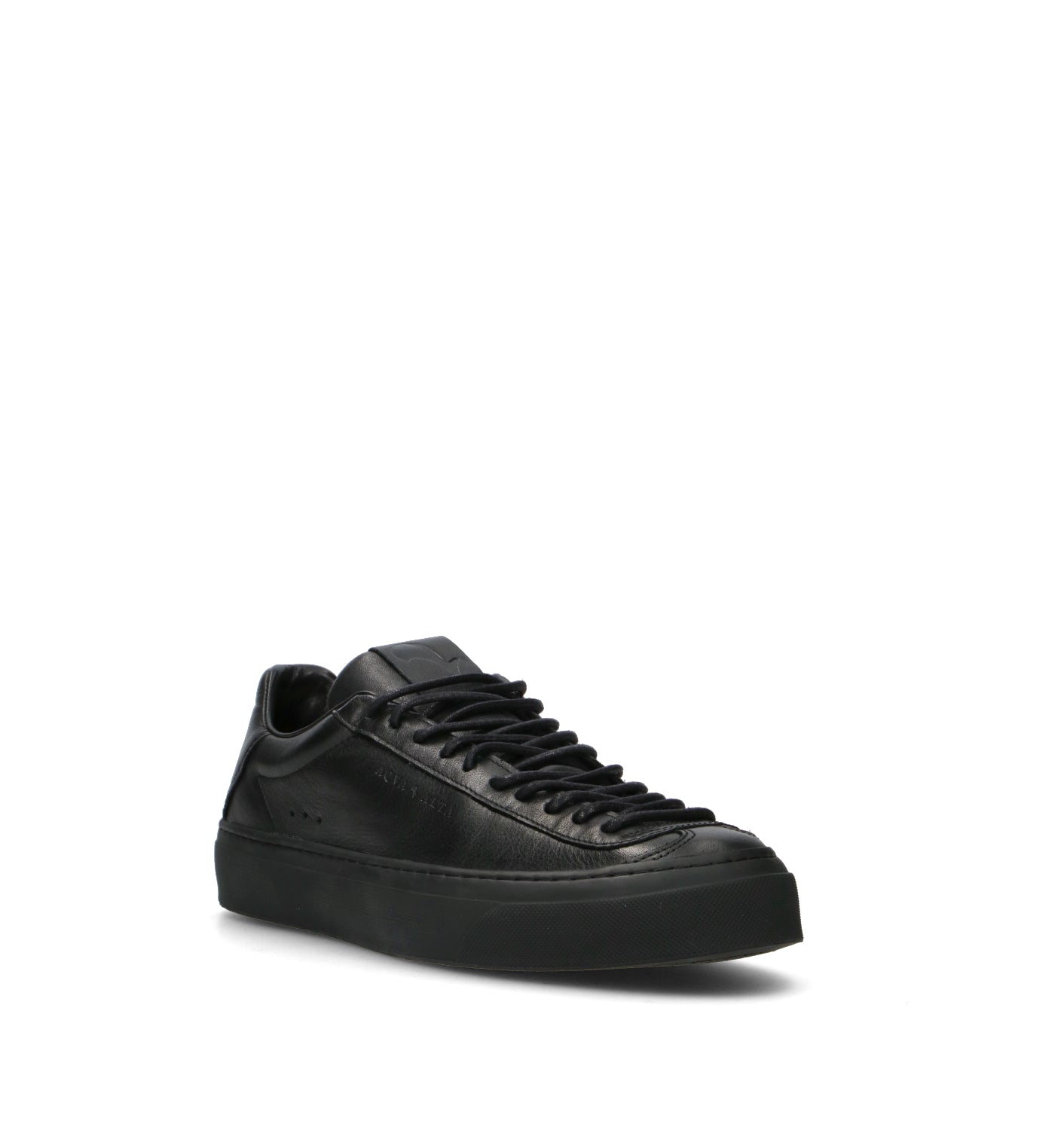 AQUA ALTA Sneaker uomo nera in pelle