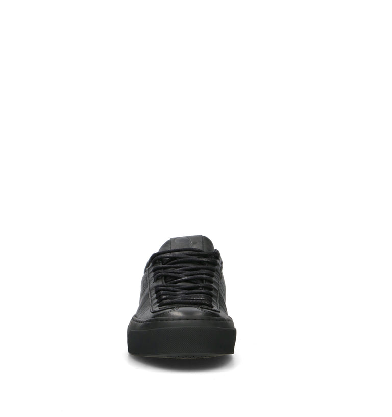 AQUA ALTA Sneaker uomo nera in pelle