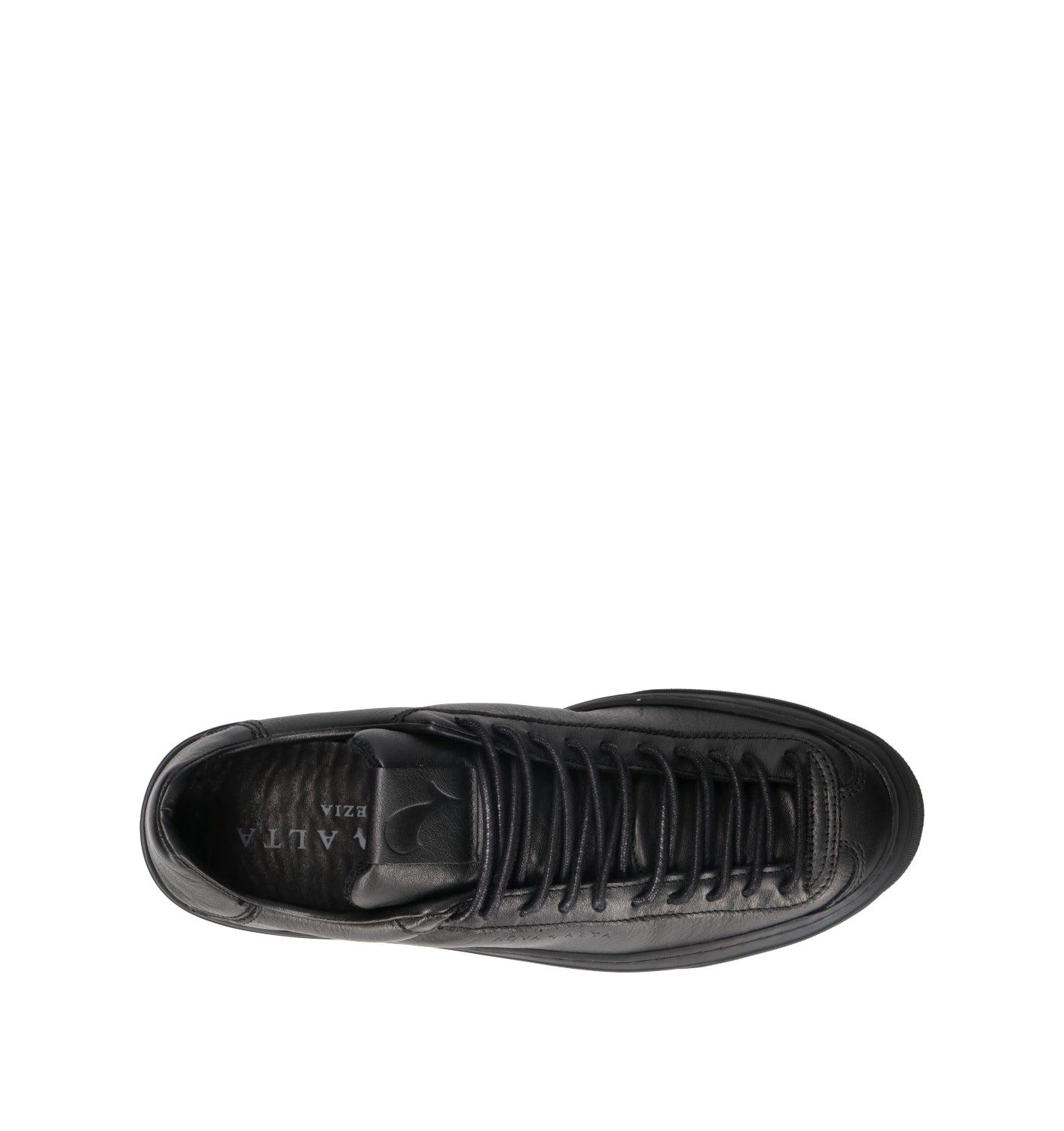 AQUA ALTA Sneaker uomo nera in pelle
