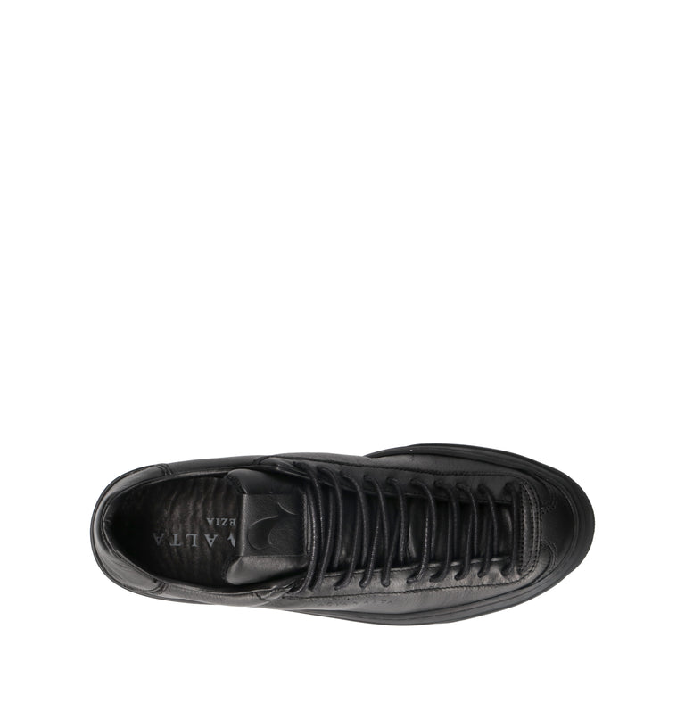 AQUA ALTA Sneaker uomo nera in pelle