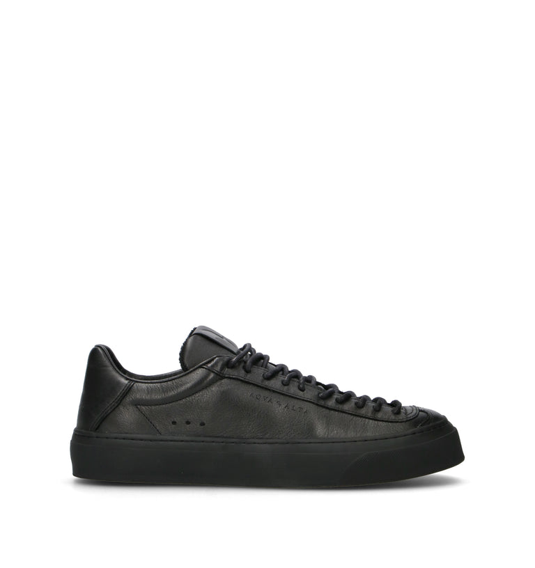 AQUA ALTA Sneaker uomo nera in pelle