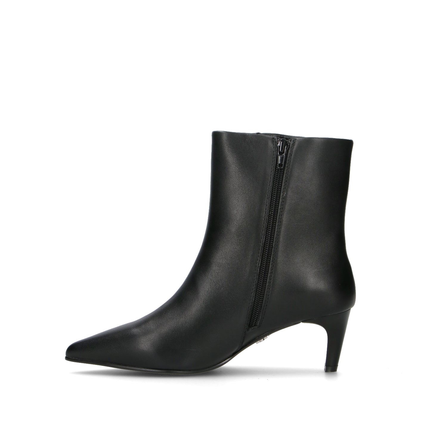 APEPAZZA Tronchetto donna nero in pelle