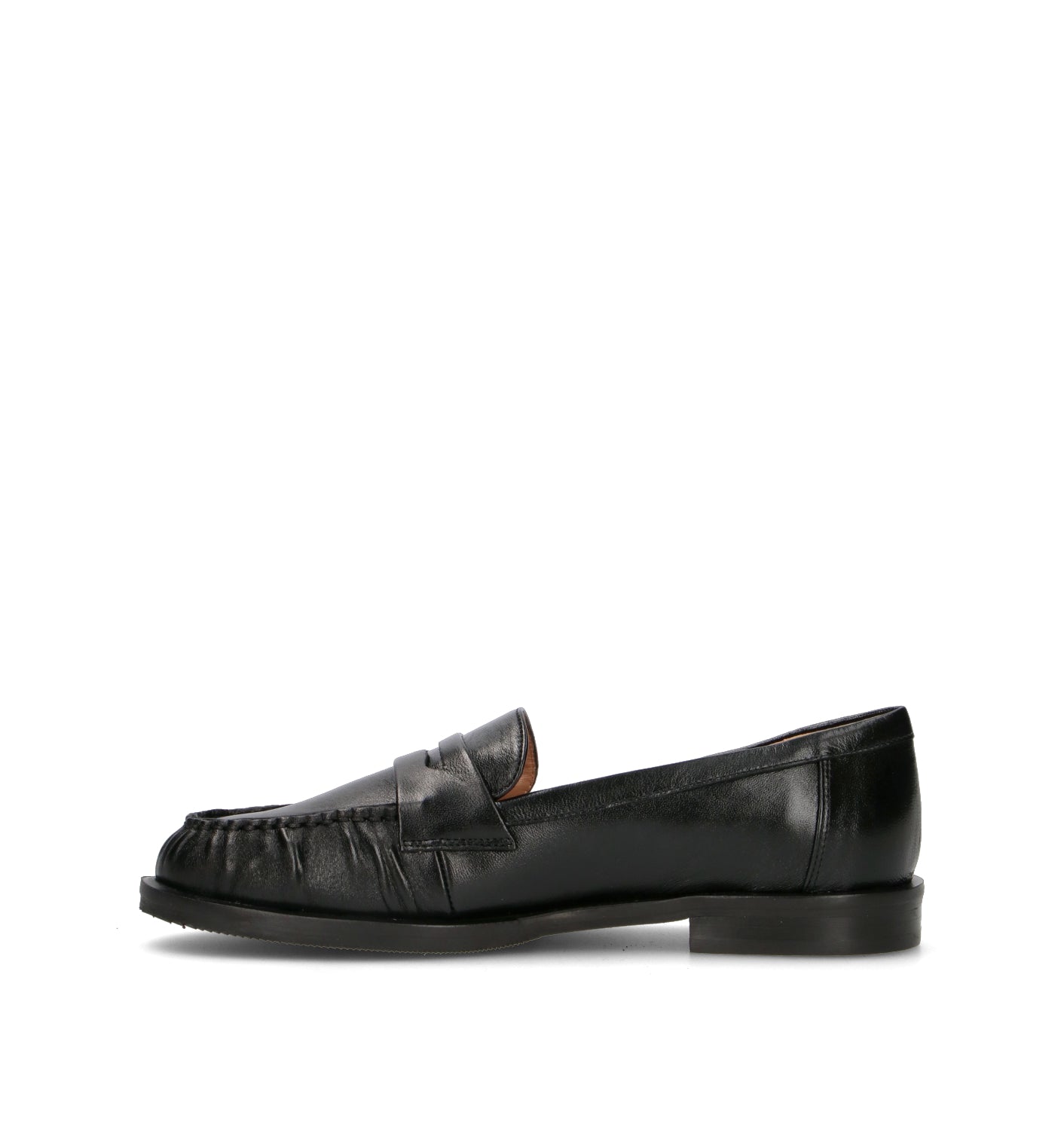 STATUS Mocassino donna nero in pelle
