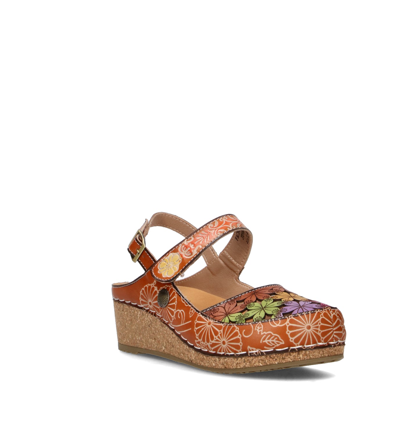 LAURA VITA Sandalo donna cammello in pelle