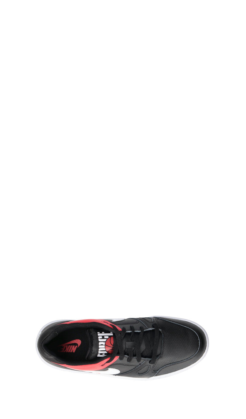 NIKE - FULL FORCE LO Sneaker uomo nera/rossa in pelle