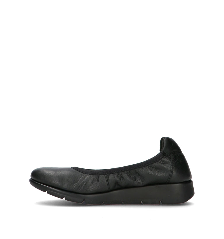 SAYDO Scarpa comfort donna nera in pelle