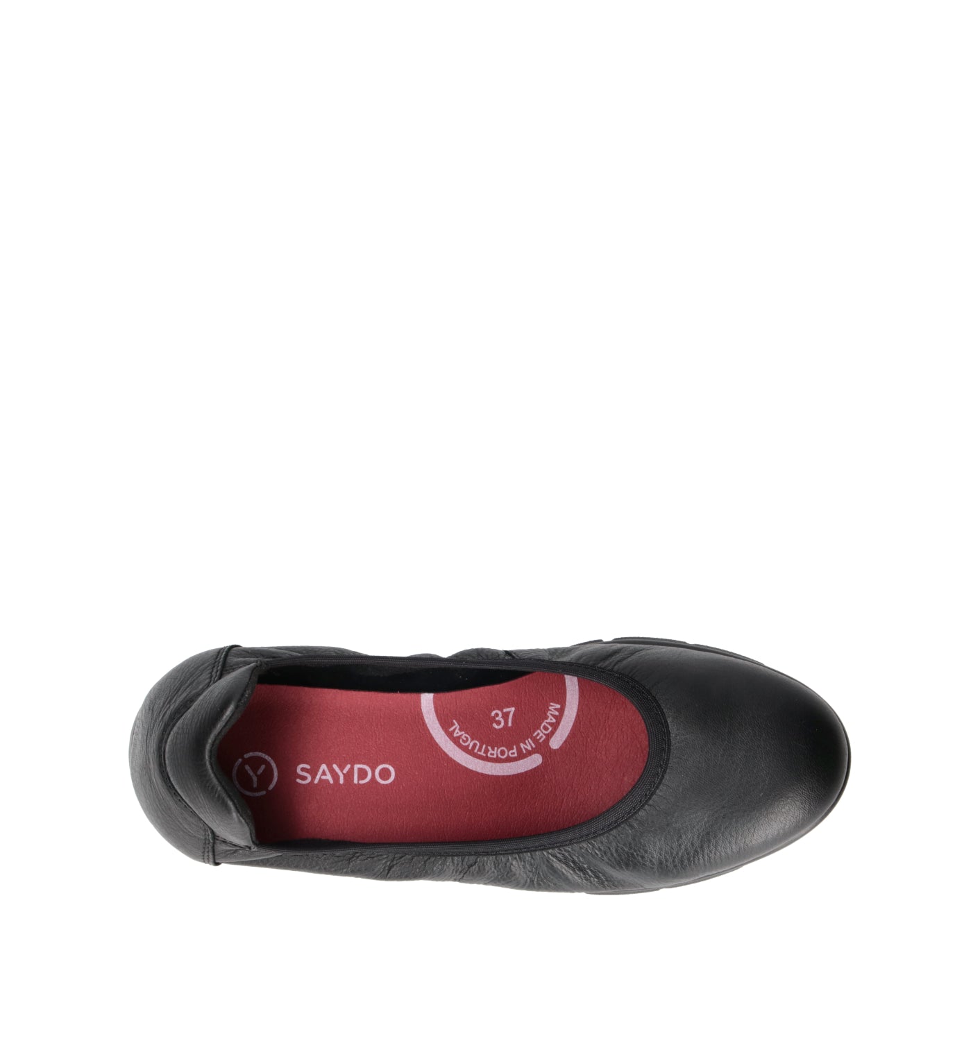 SAYDO Scarpa comfort donna nera in pelle