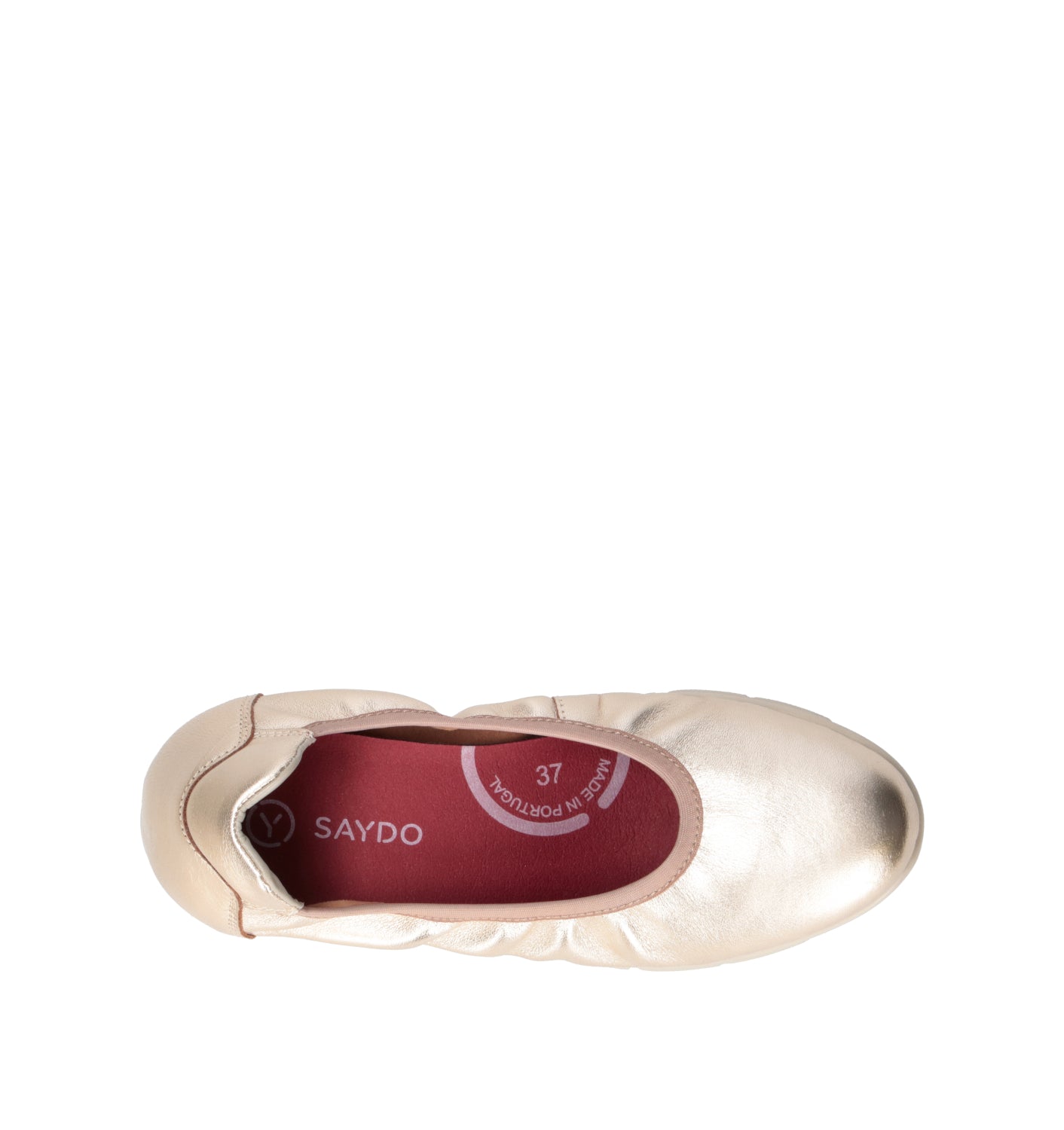 SAYDO Scarpa comfort donna platino in pelle