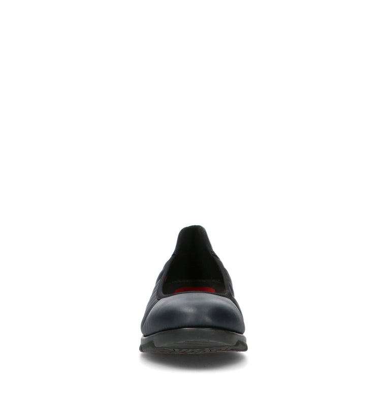 SAYDO Scarpa comfort donna blu in pelle