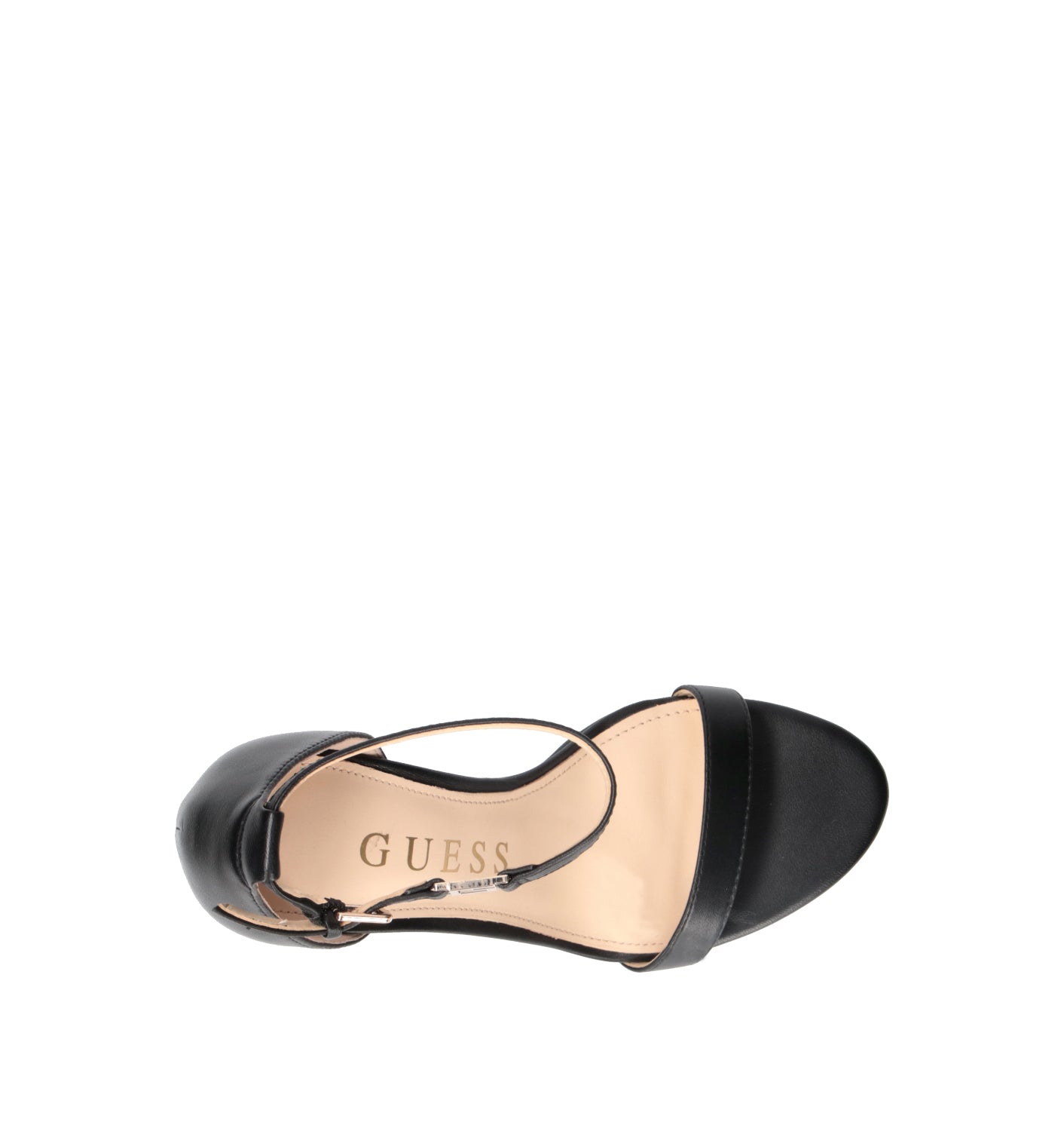 GUESS Sandalo donna nero in pelle