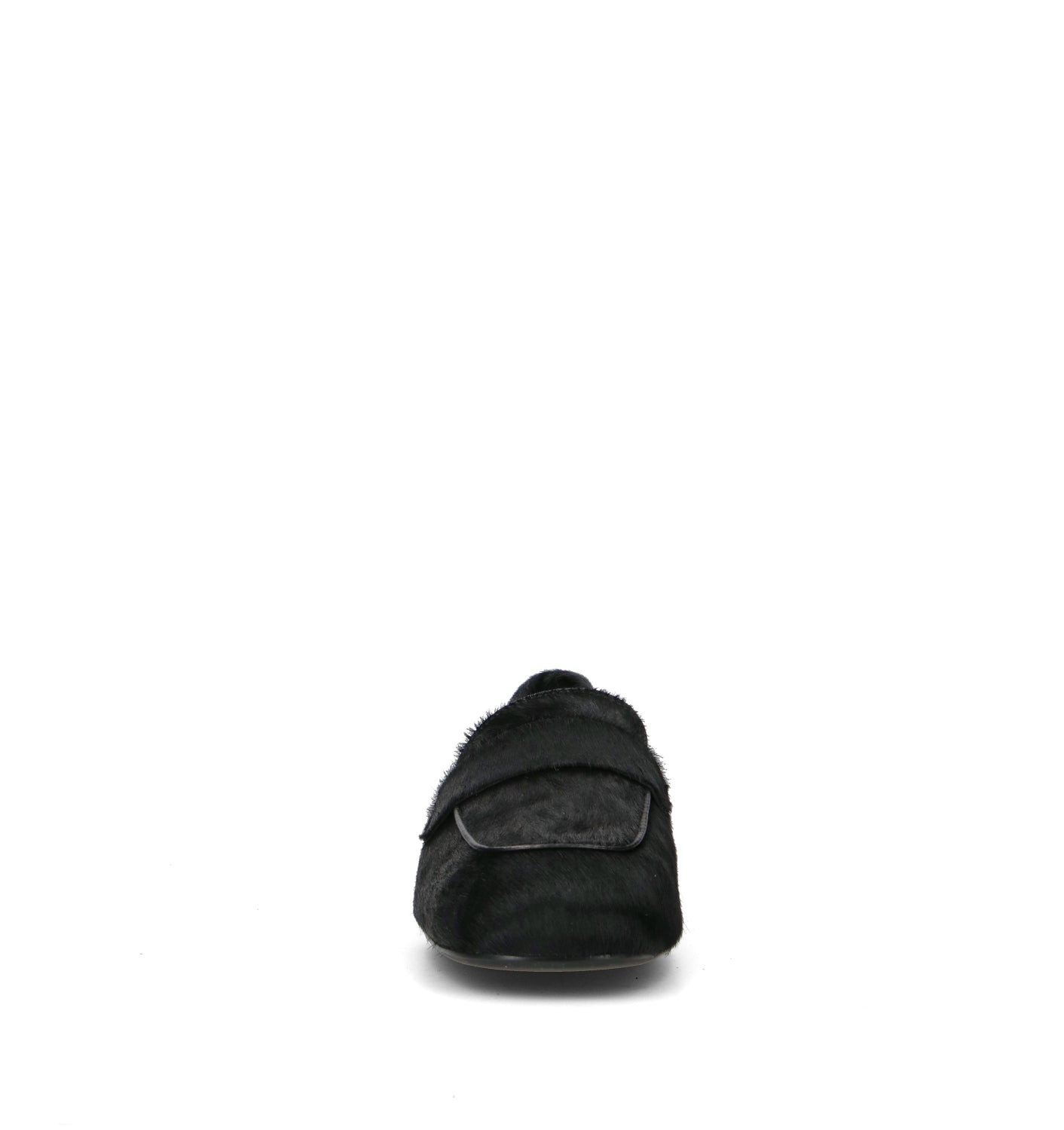 LOAFER Mocassino donna nero in cavallino