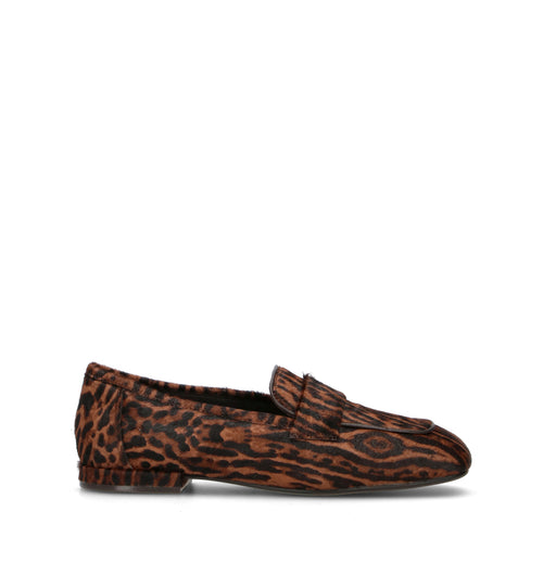 LOAFER Mocassino donna animalier in cavallino