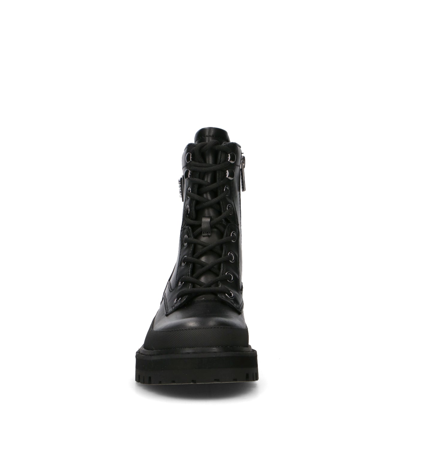 GUESS Anfibio donna nero in pelle