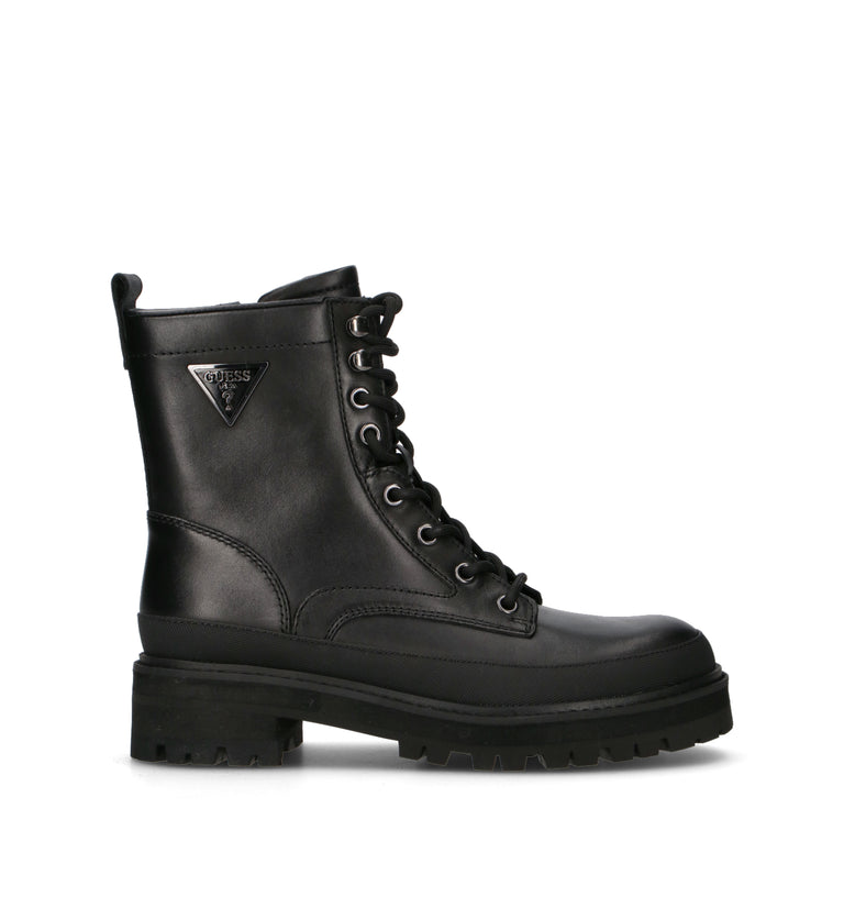 GUESS Anfibio donna nero in pelle