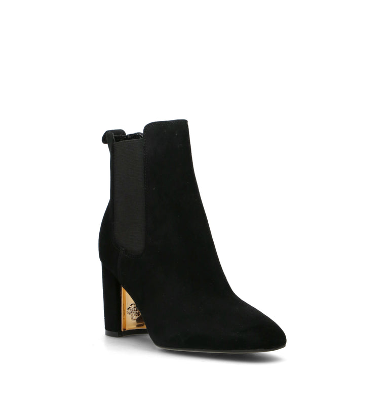 GUESS Tronchetto donna nero in pelle