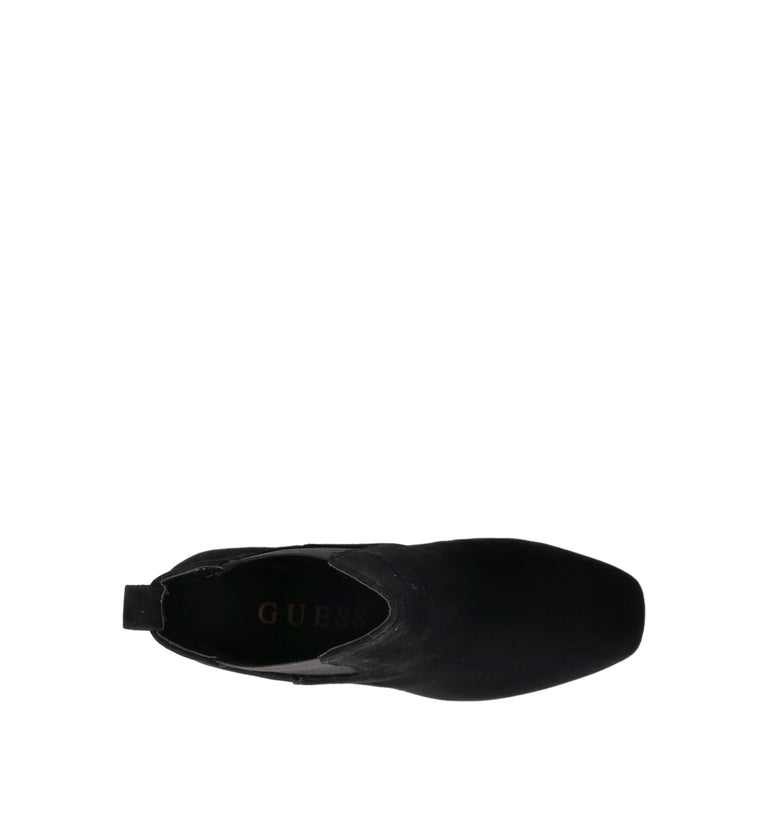 GUESS Tronchetto donna nero in pelle
