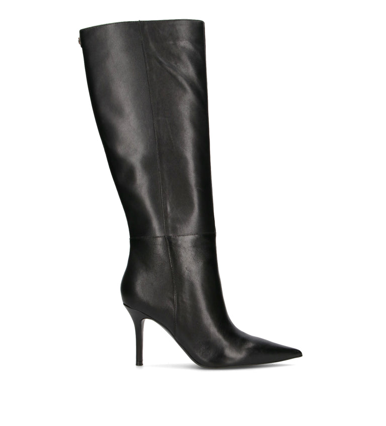 GUESS Stivale donna nero in pelle