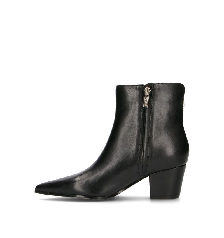 GUESS Tronchetto donna nero in pelle