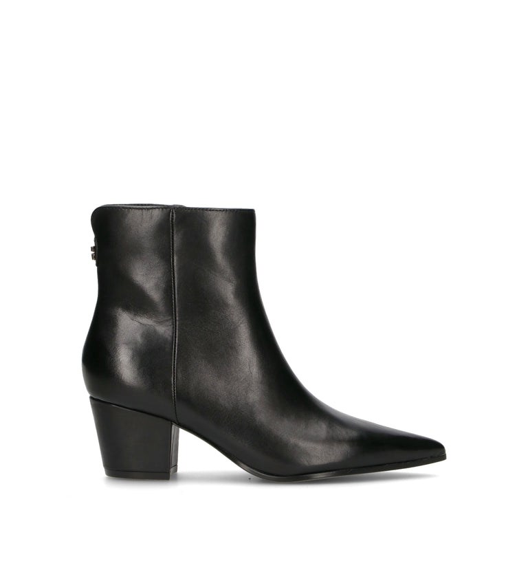 GUESS Tronchetto donna nero in pelle