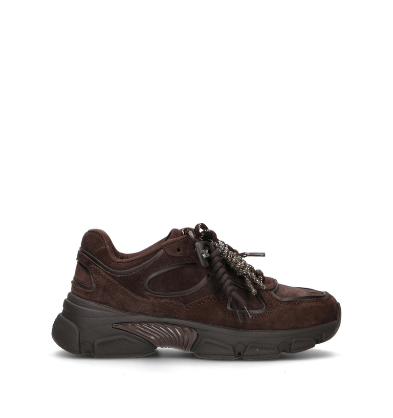 GUESS Sneaker donna marrone in suede