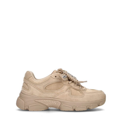 GUESS Sneaker donna beige in suede