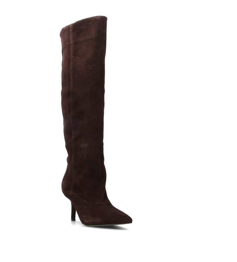 GUESS Stivale donna marrone in pelle