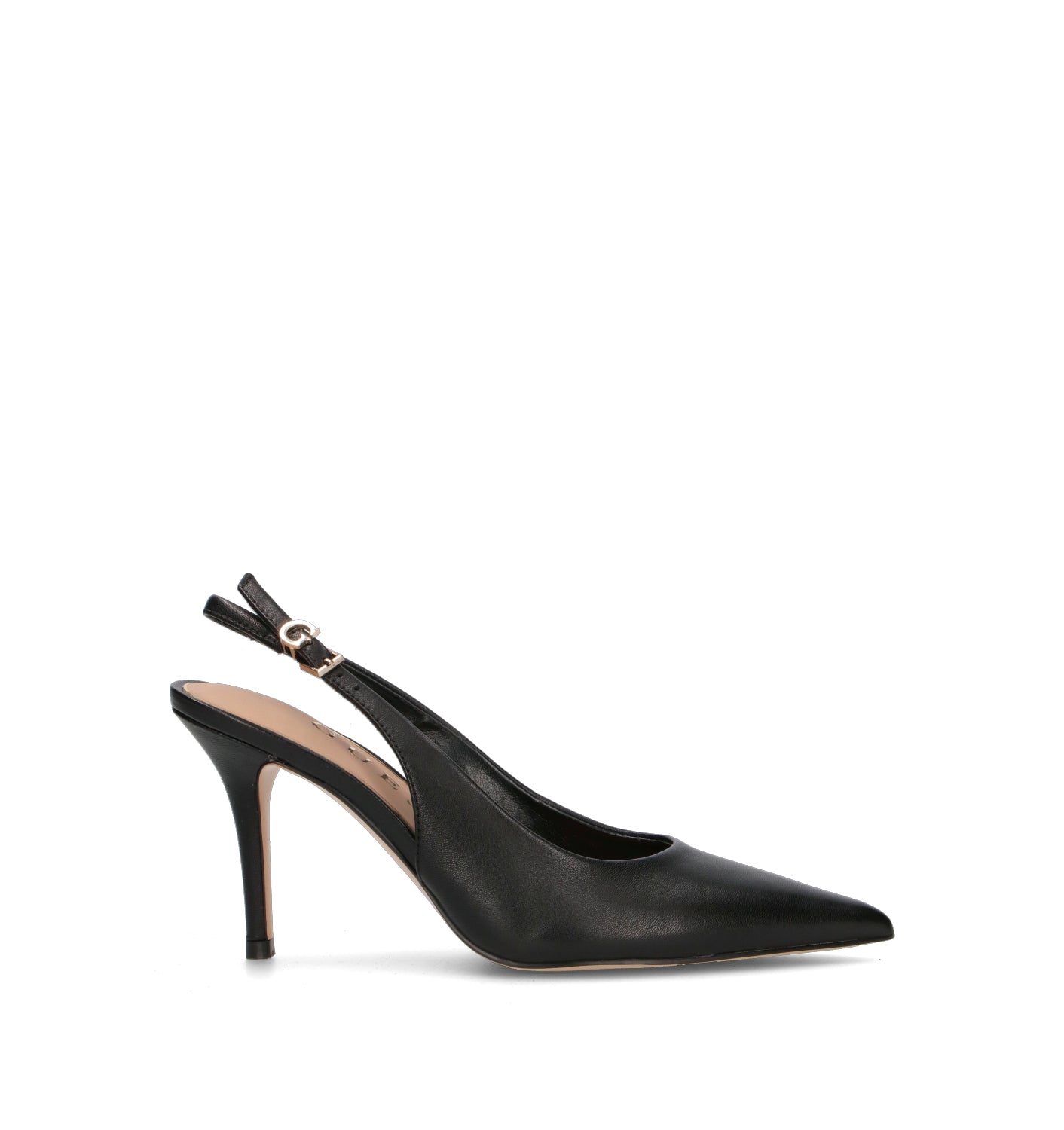 GUESS Slingback donna nera in pelle