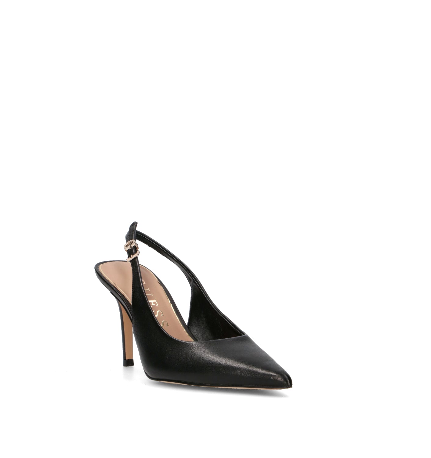 GUESS Slingback donna nera in pelle