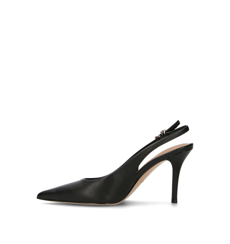 GUESS Slingback donna nera in pelle
