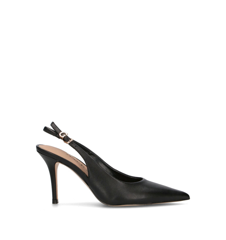 GUESS Slingback donna nera in pelle