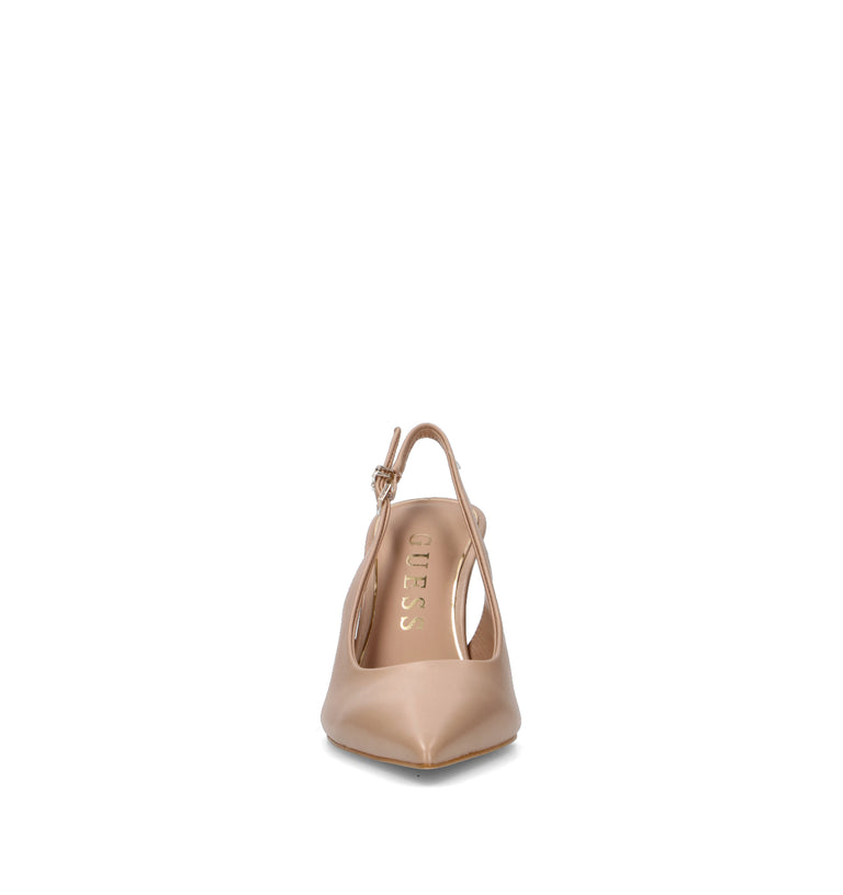 GUESS Slingback donna nude in pelle