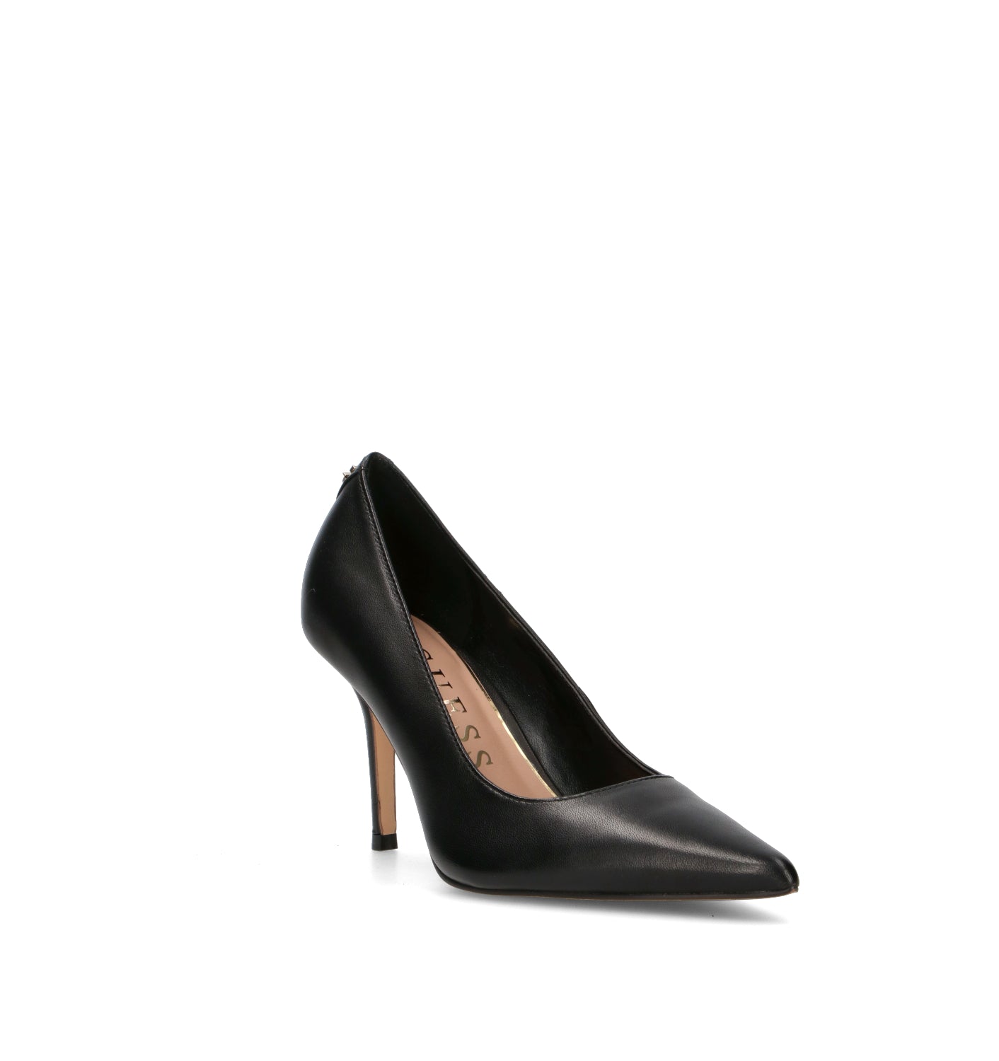 GUESS Décolleté donna nero in pelle
