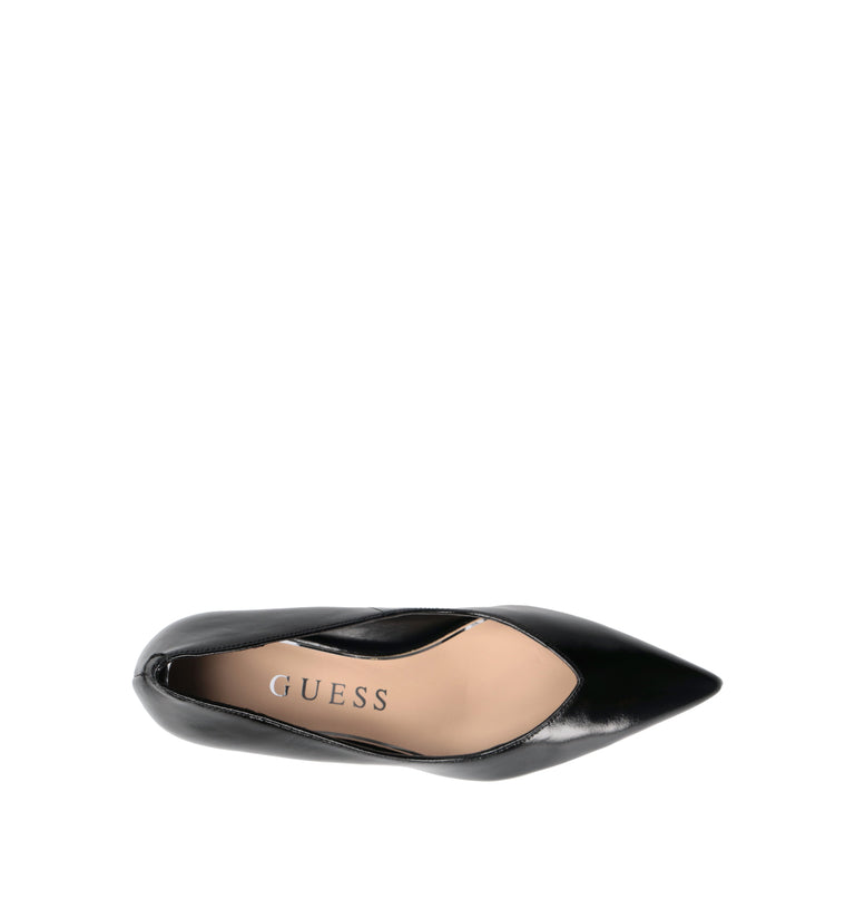 GUESS Décolleté donna nero in pelle