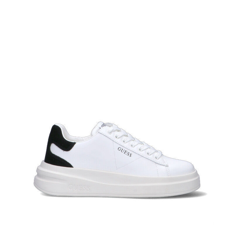 GUESS Sneaker donna biancanera in pelle
