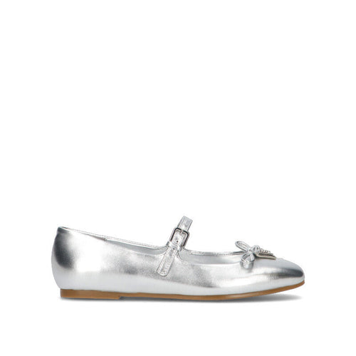 GUESS Ballerina donna argento in pelle