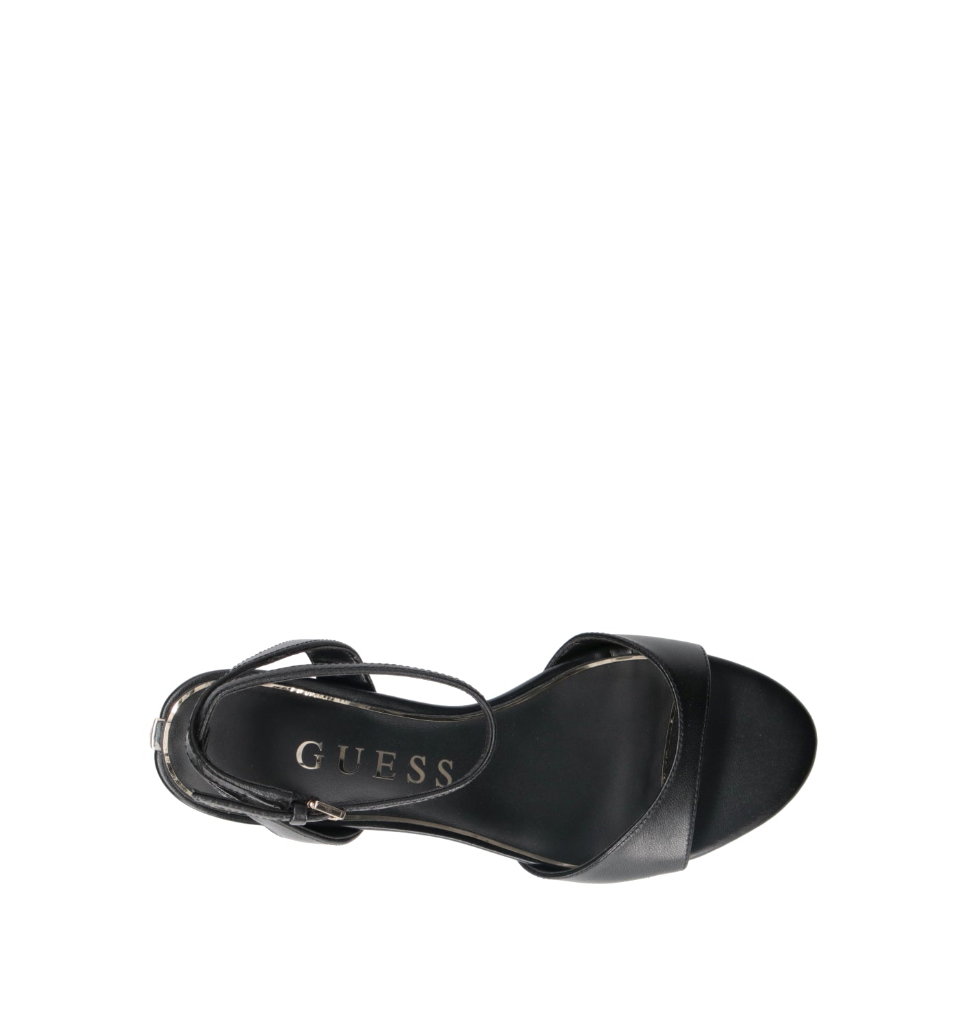 GUESS Sandalo donna nero in pelle
