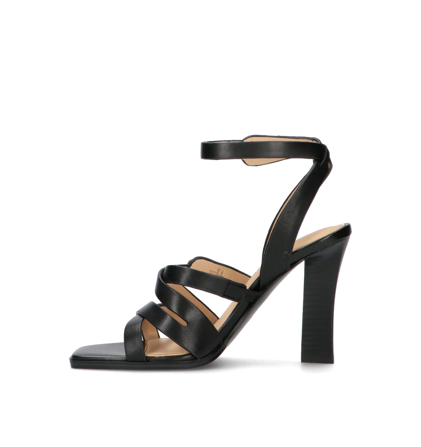 GUESS Sandalo donna nero in pelle