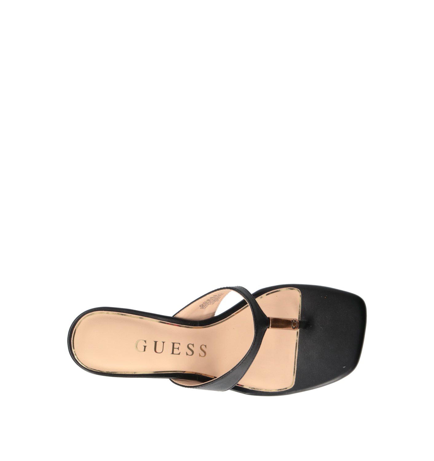GUESS Sandalo donna nero in pelle