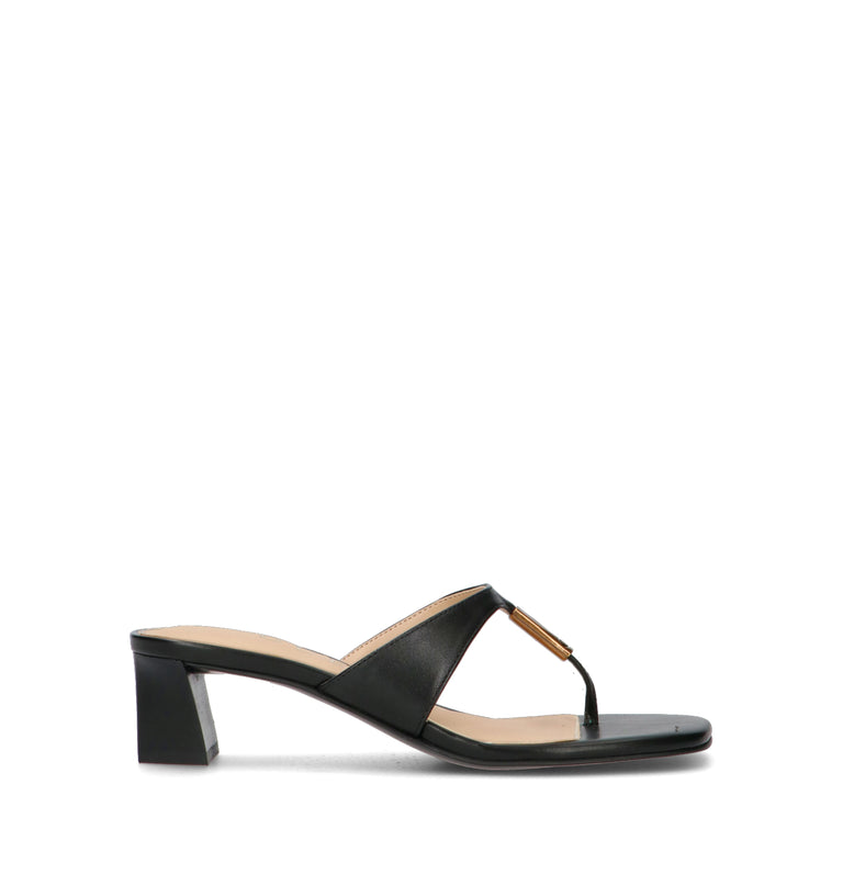 GUESS Sandalo donna nero in pelle