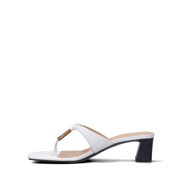 GUESS Sandalo donna bianco in pelle