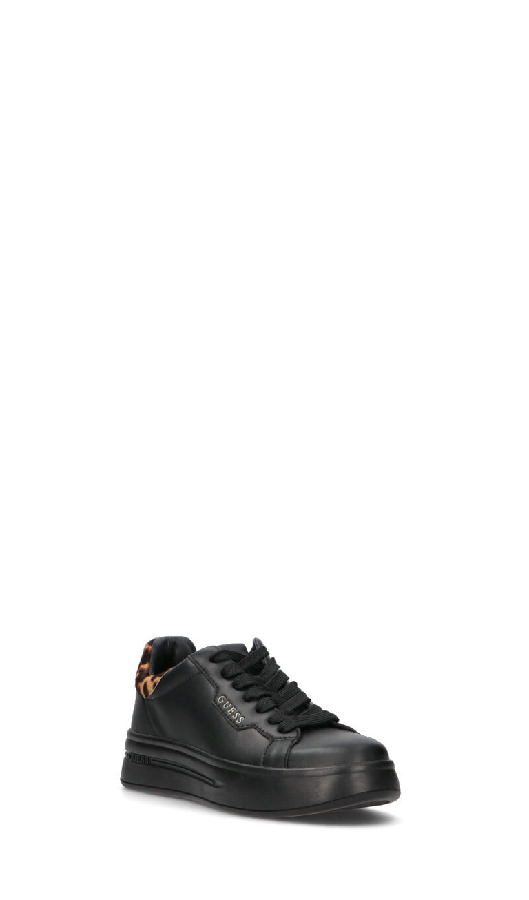 GUESS Sneaker donna nera in pelle